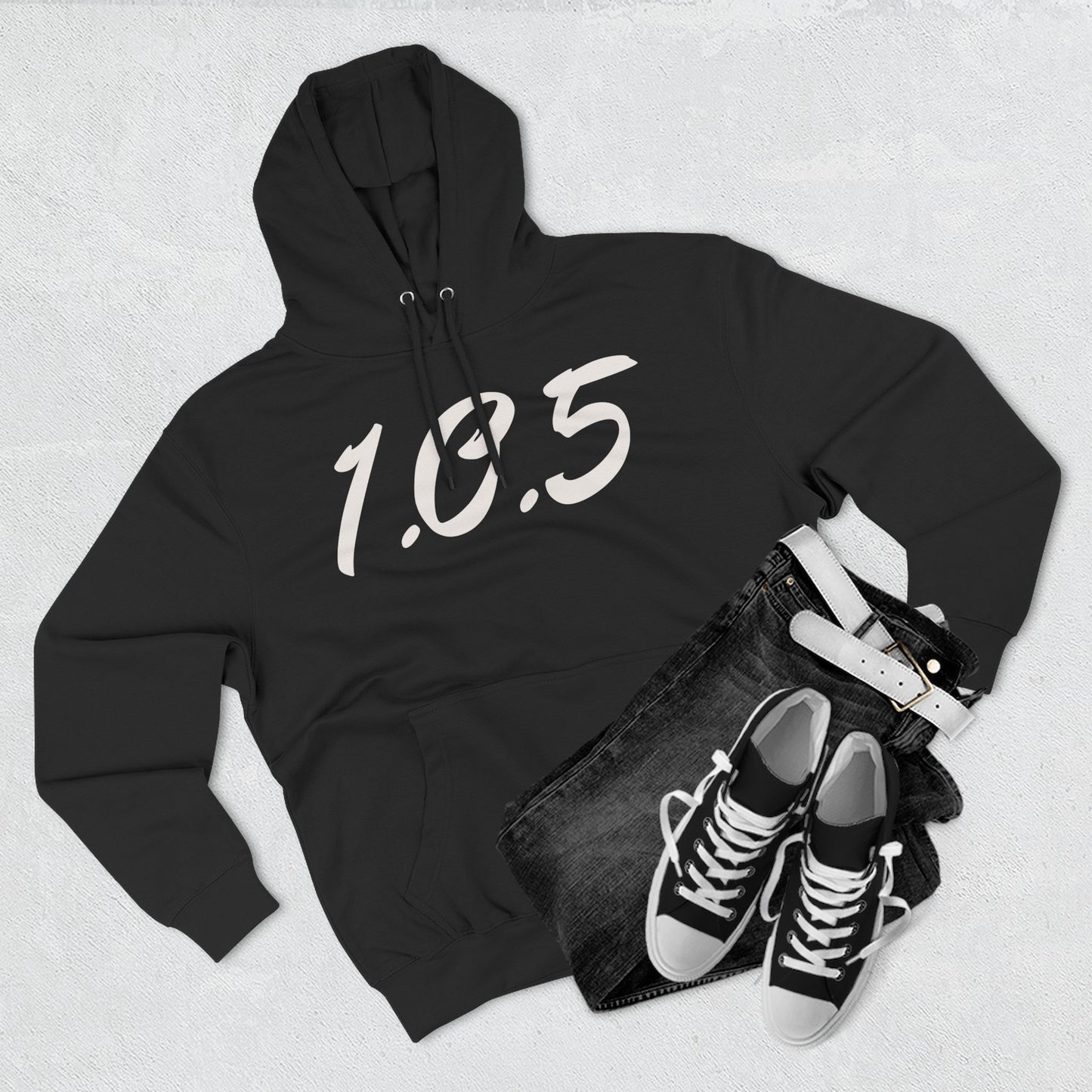Specialty Adult 105 Christian Blue and White Letters Hoodie