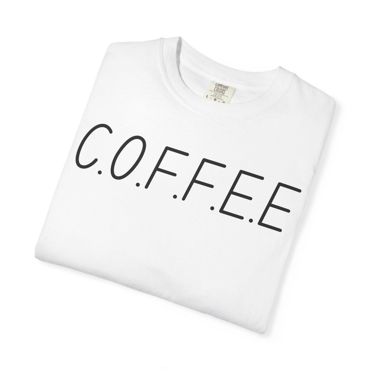 Adult Specialty Coffee Blue Words & Woman Image Heavyweight