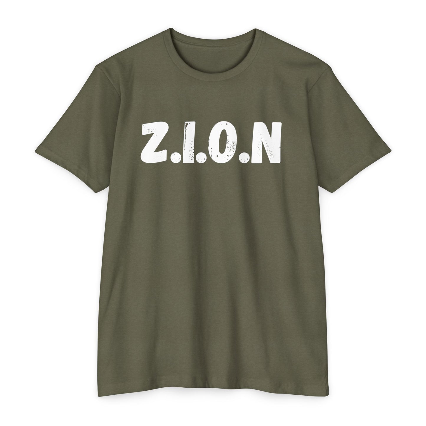 Adult Zion White Words & Image