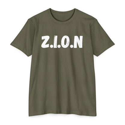 Adult Zion White Words & Image