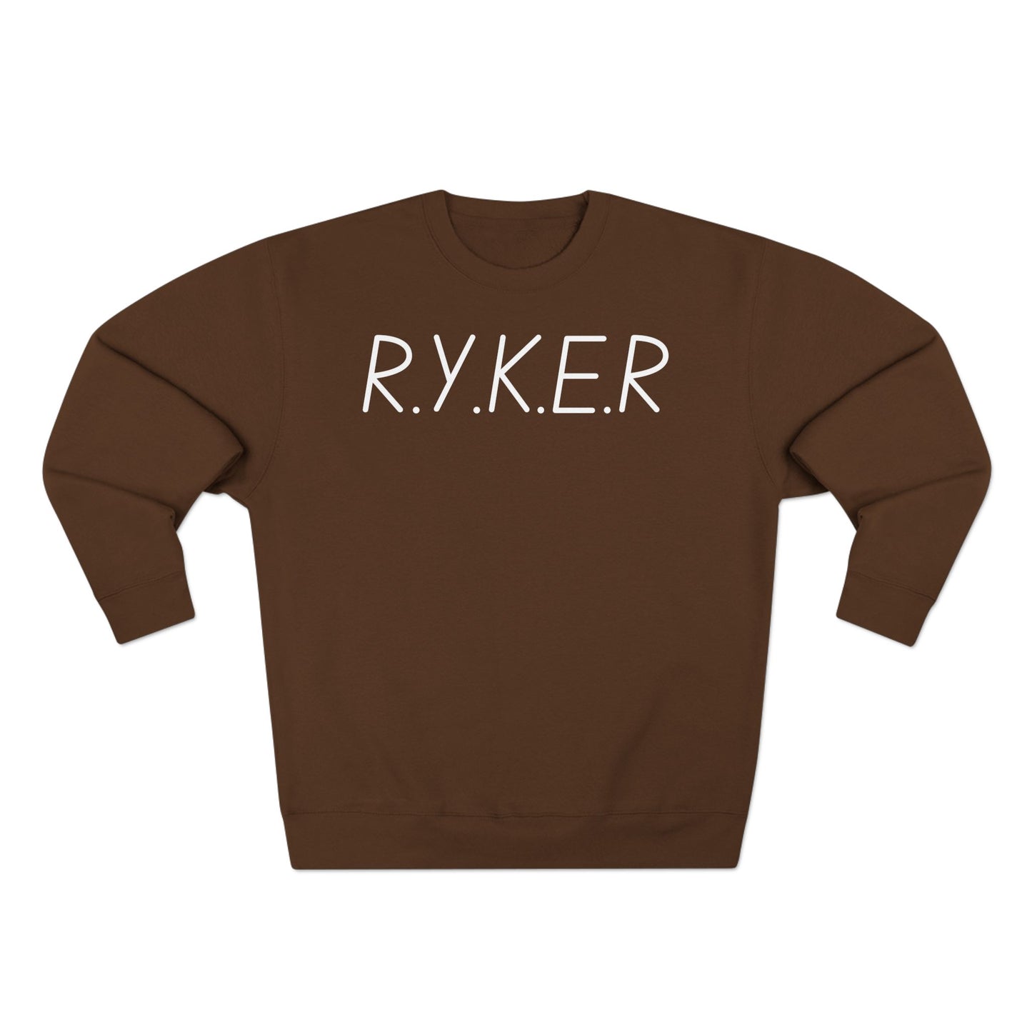 RYKER Christian White Letters Crewneck