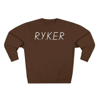 RYKER Christian White Letters Crewneck