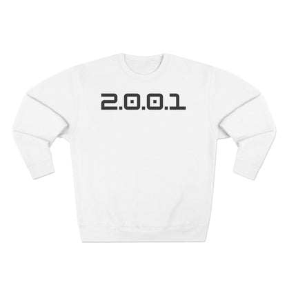Adult 2001 Christian Black Words Crewneck