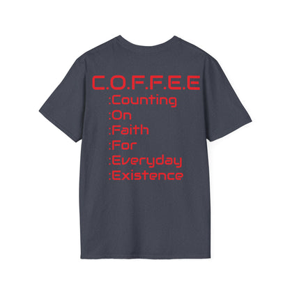 Adult Coffee Christian Red Words Only