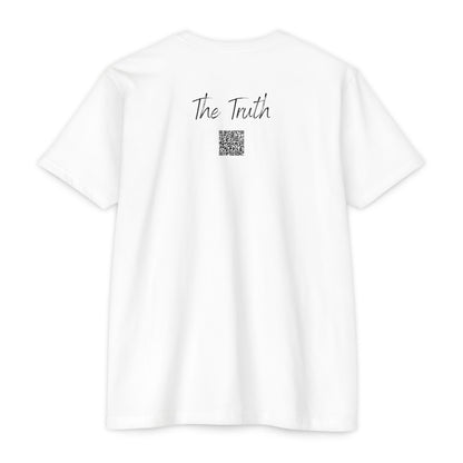 The Truth QR Code Black Words