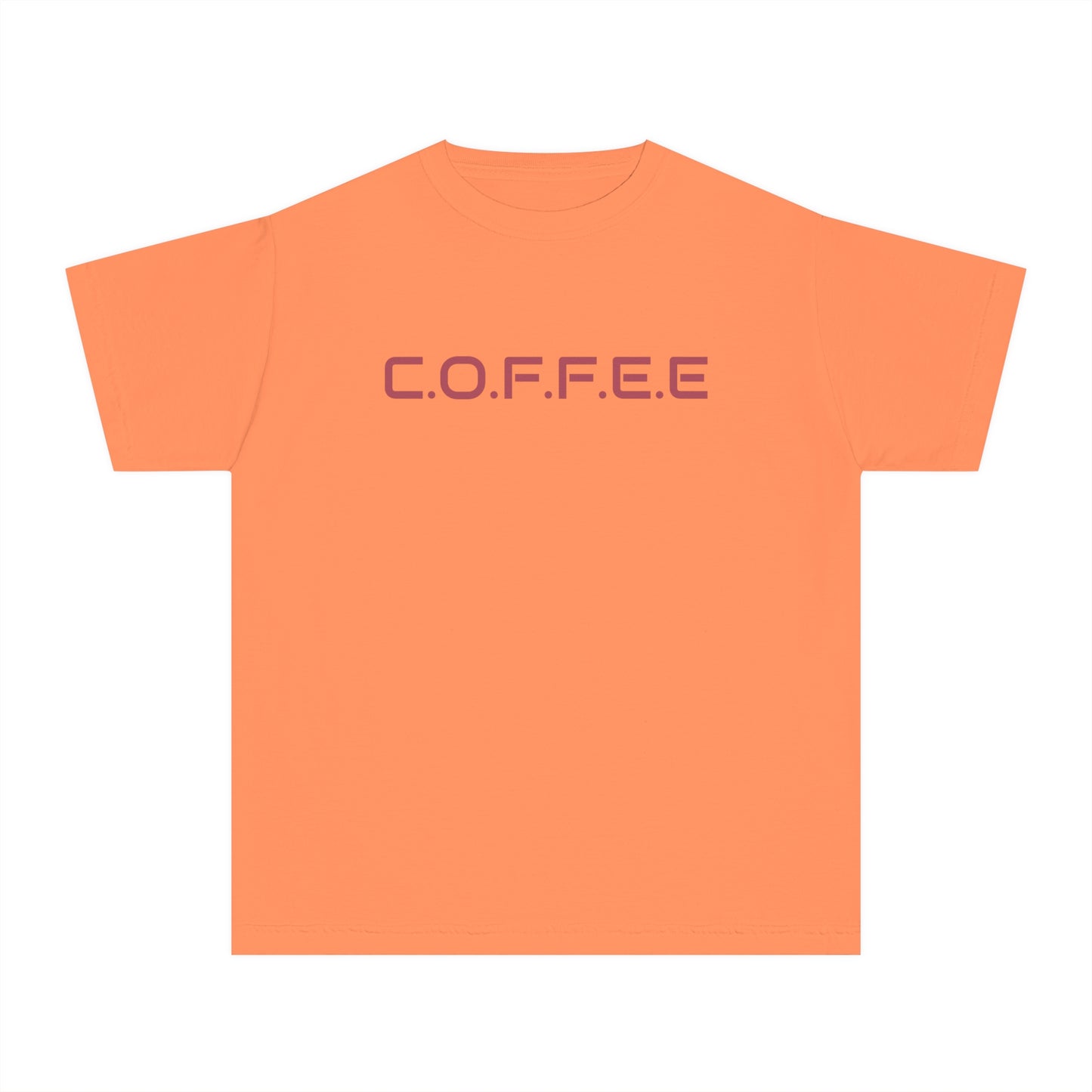 Youth Adult Coffee Christian Marron Words Only