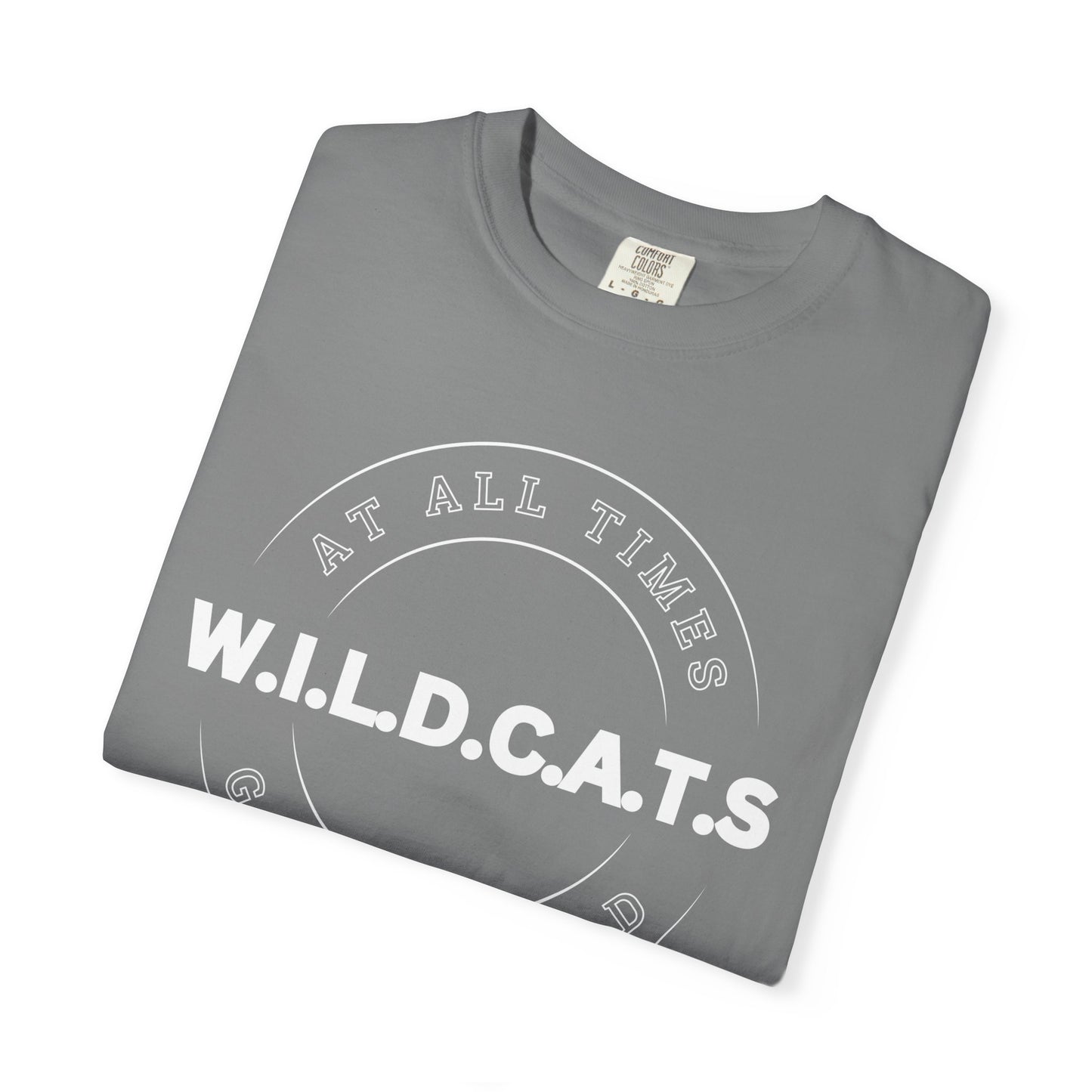 Adult Wildcats Christian White Letters & Picture Heavyweight