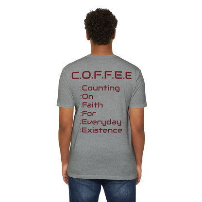 Adult Coffee Christian Marron Words Only Blended