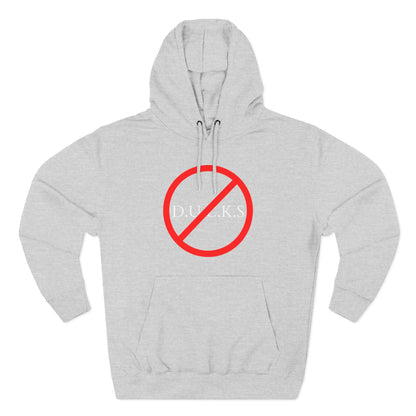 Adult Ducks Christian White Words Pullover Hoodie