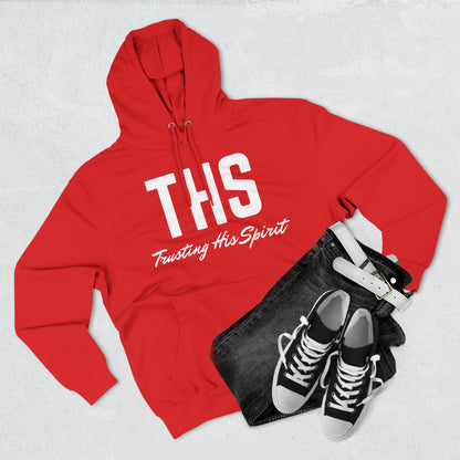 Adult THS Christian White Letters Hoodie