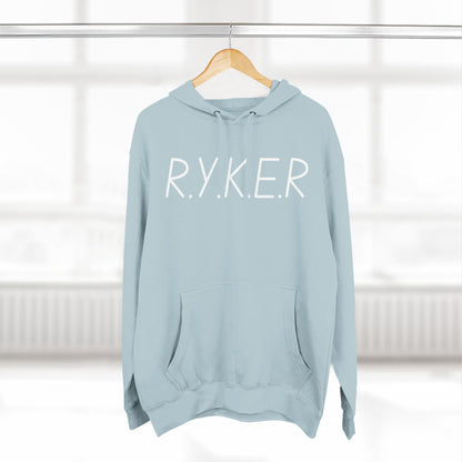 RYKER Christian White Letters Hoodie