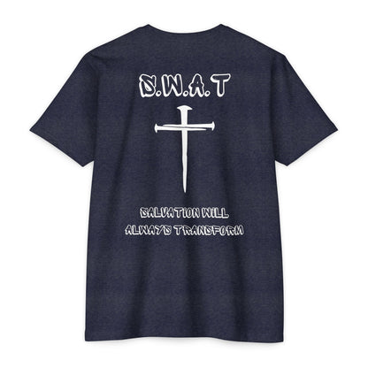Adult Swat Christian White Words Premium tee
