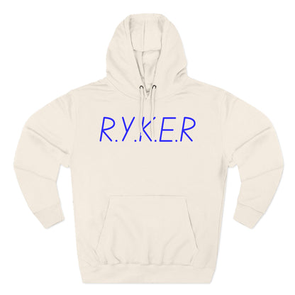 RYKER Christian Blue Letters Hoodie