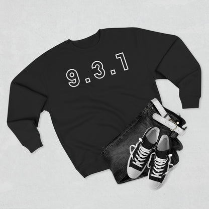 Adult 931 Crewneck White Words