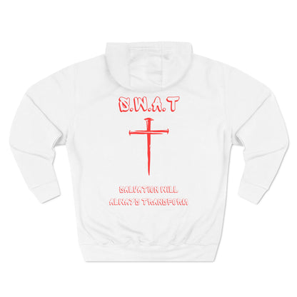 Swat Christian Red Words Hoodie