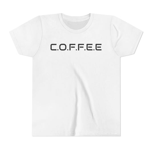 Youth Adult Coffee Christian Black Words Only