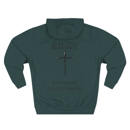 Swat Christian Black Words Hoodie