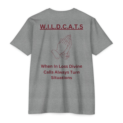 Wildcats Christian Marron Letters & Picture