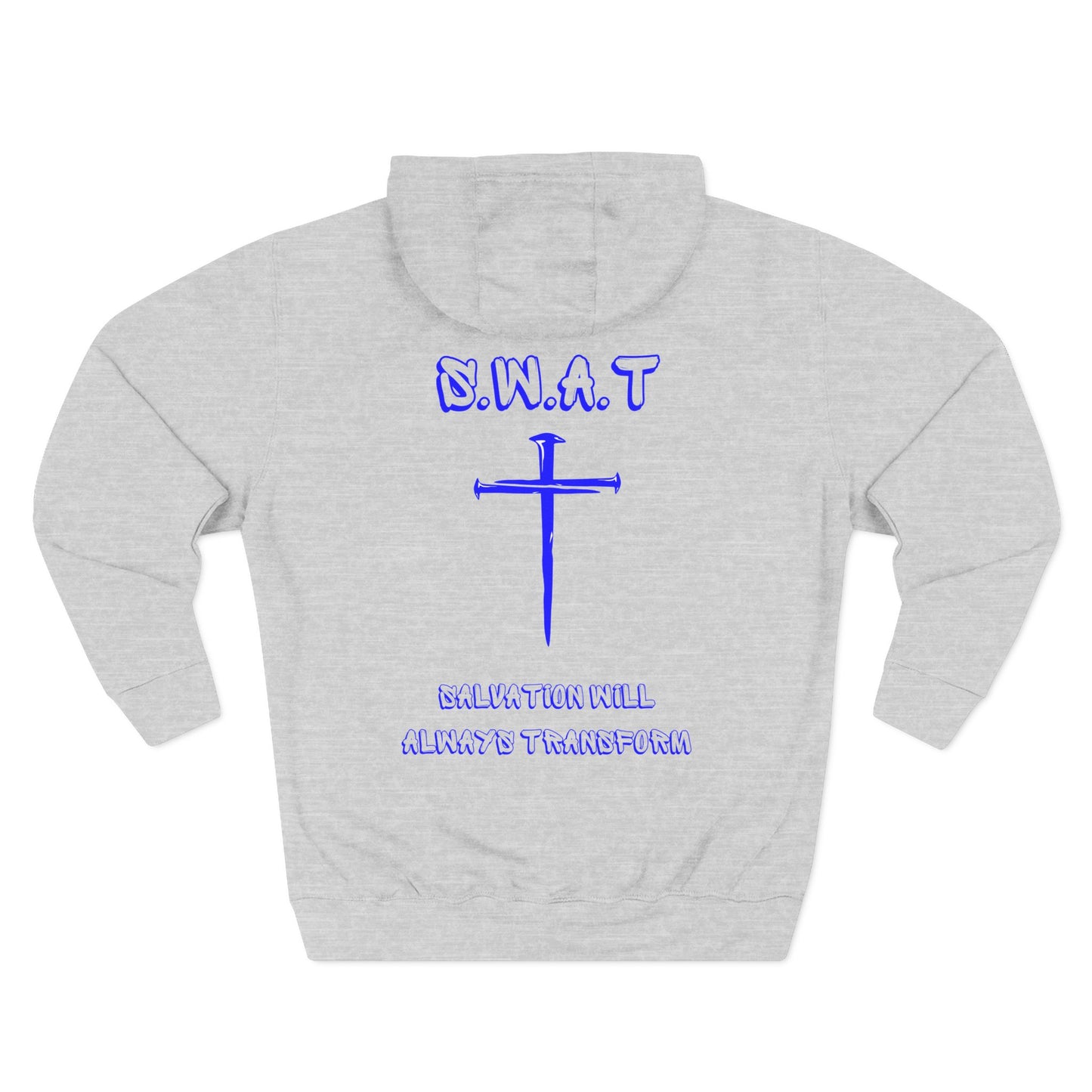 Swat Christian Blue Words Hoodie
