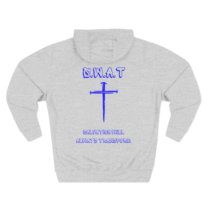 Swat Christian Blue Words Hoodie