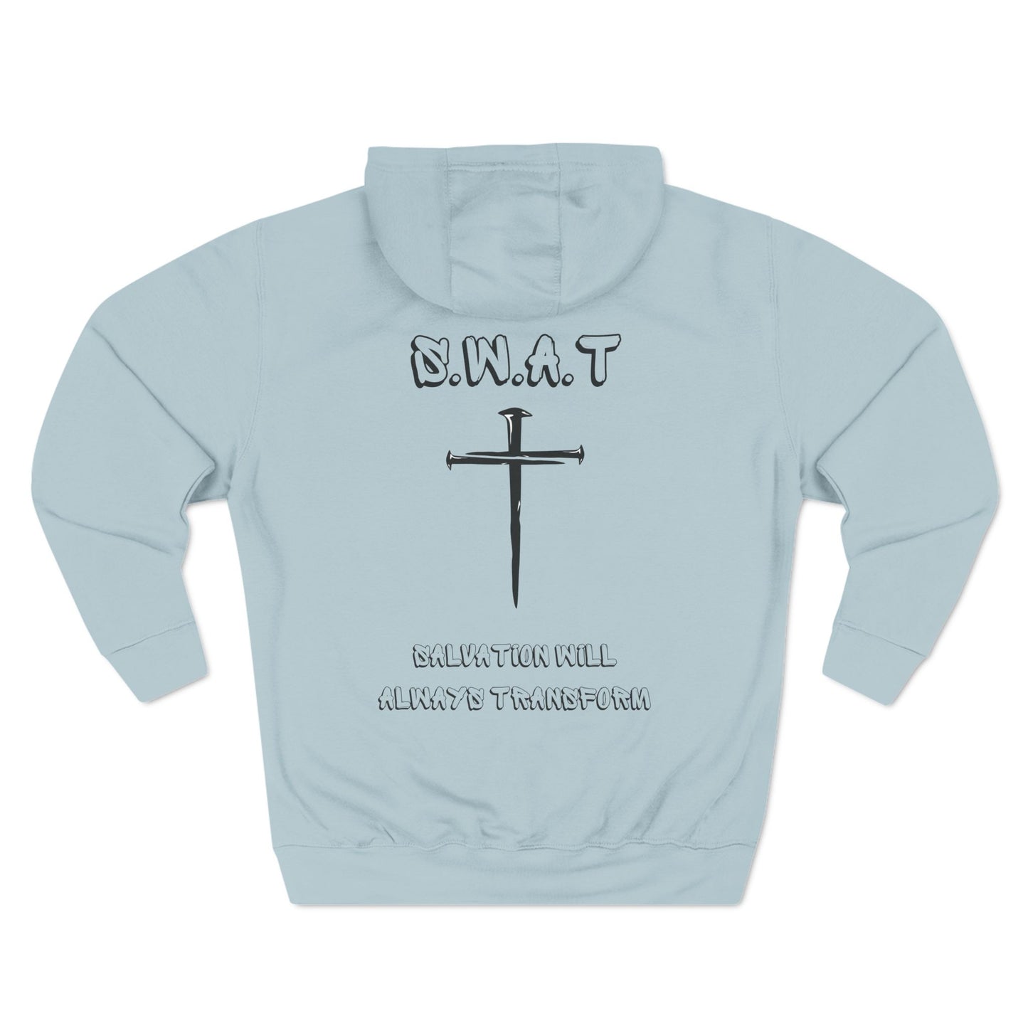 Swat Christian Black Words Hoodie