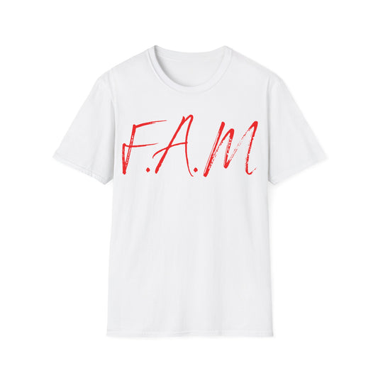 Fam Christian Red Letters & Image