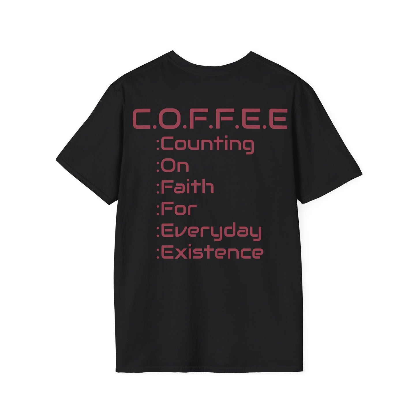 Adult Coffee Christian Marron Words Only