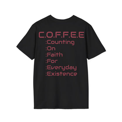 Adult Coffee Christian Marron Words Only