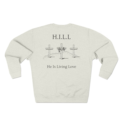 Hill Christian Black Words Crewneck