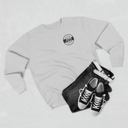 Adult 105 Christian Black and White Letters Crewneck