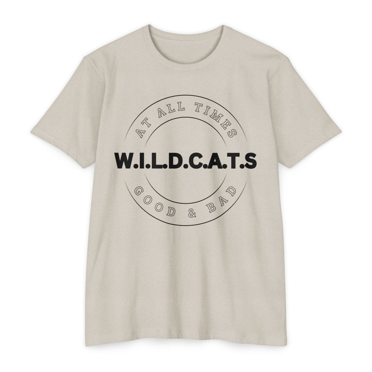 Wildcats Christian Black Letters & Picture