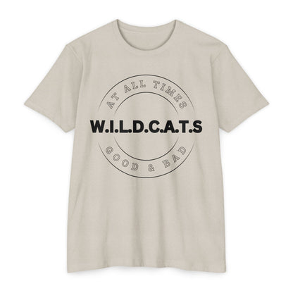 Wildcats Christian Black Letters & Picture