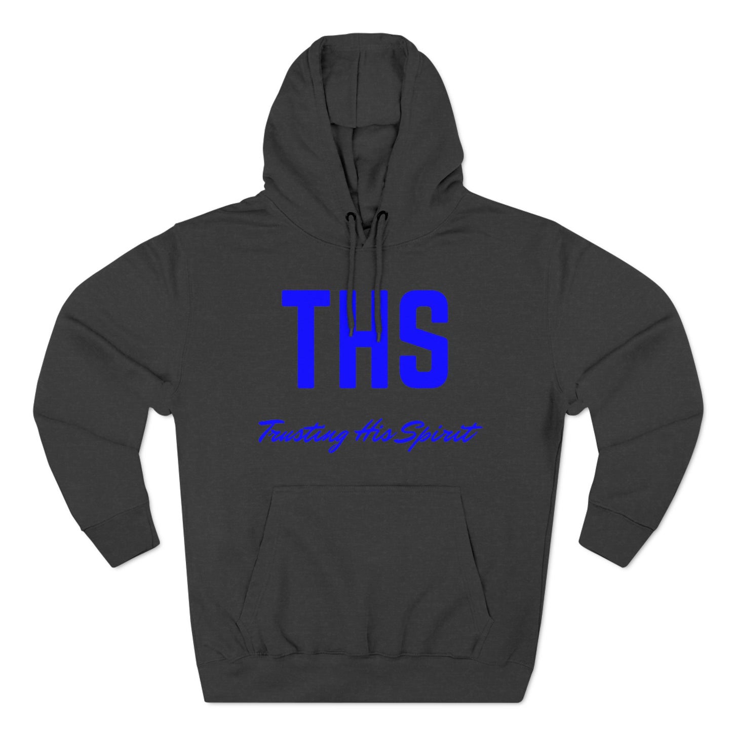 Adult THS Christian Blue Letters Hoodie