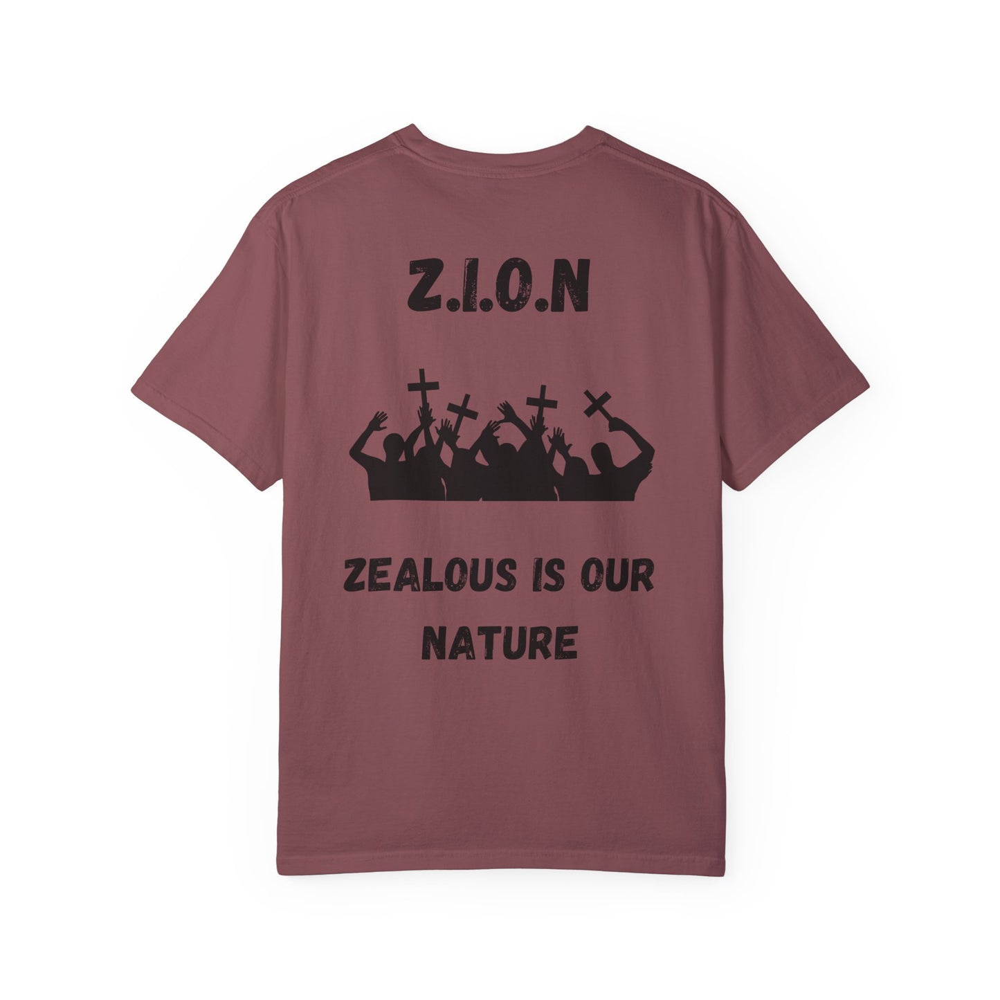 Adult Zion Black Words & Image