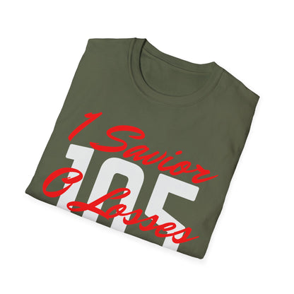 Adult 105 Christian Red and White Letters
