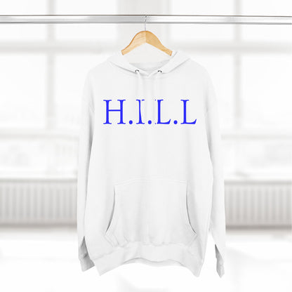 Hill Christian Blue Words Hoodie