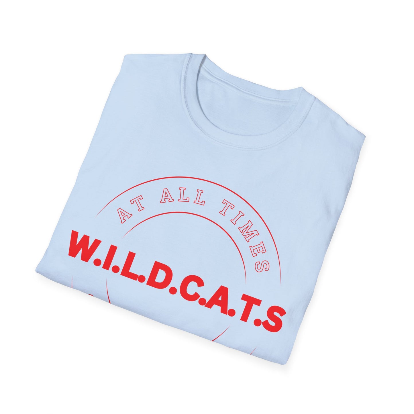 Wildcats Christian Red Letters & Picture