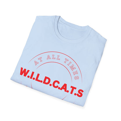 Wildcats Christian Red Letters & Picture