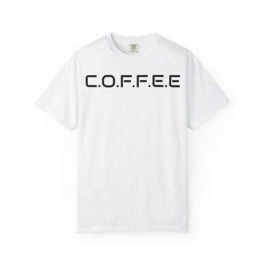 Adult Coffee Black Words Only Heavyweight