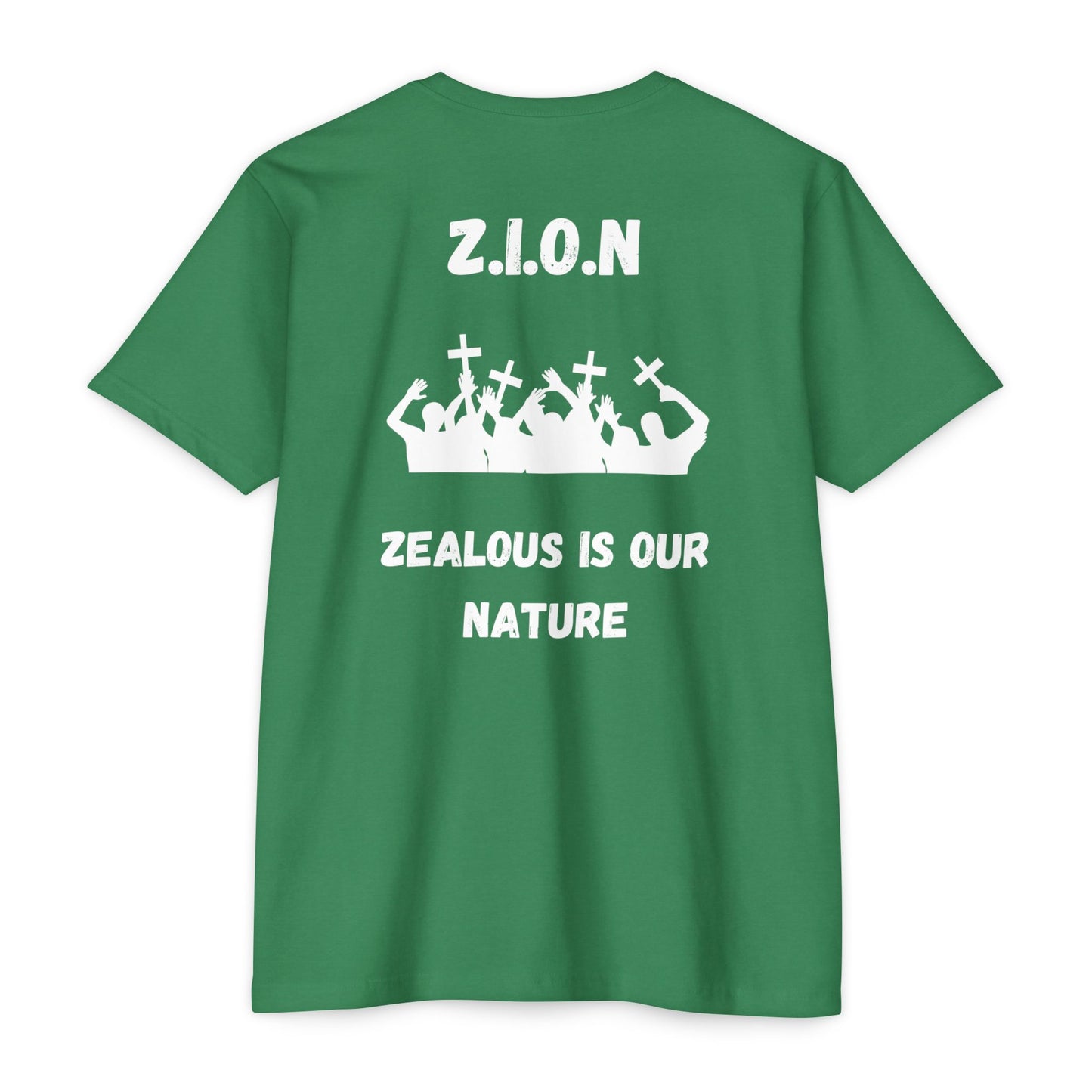 Adult Zion White Words & Image