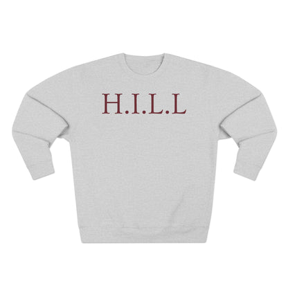 Hill Christian Marron Words Crewneck