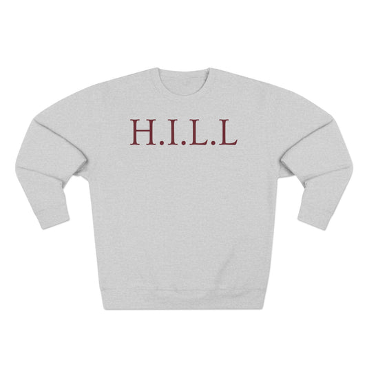 Hill Christian Marron Words Crewneck