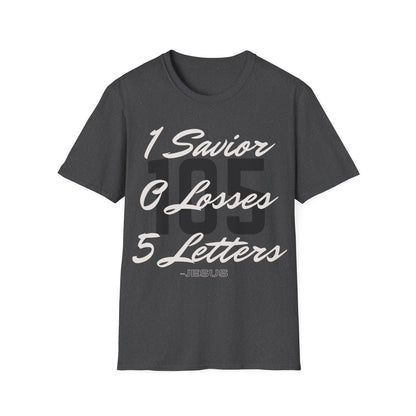 Adult 105 Christian White and Black Letters