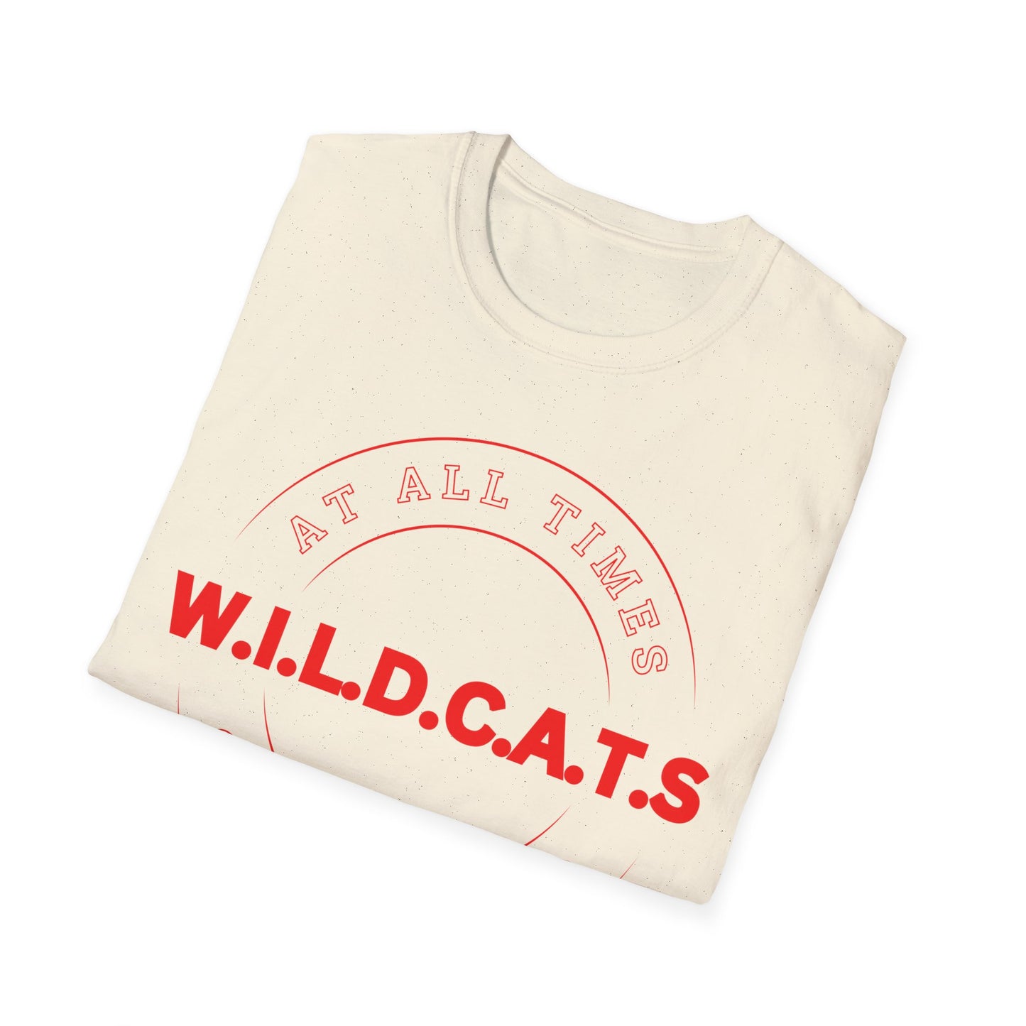 Wildcats Christian Red Letters & Picture