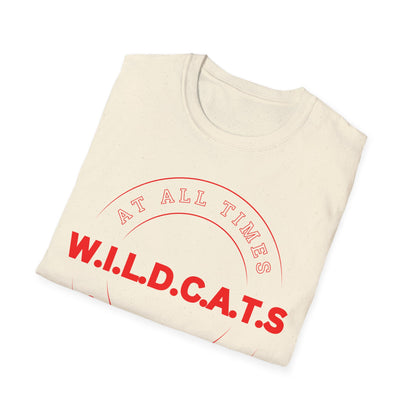 Wildcats Christian Red Letters & Picture