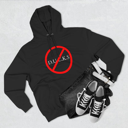 Adult Ducks Christian White Words Pullover Hoodie