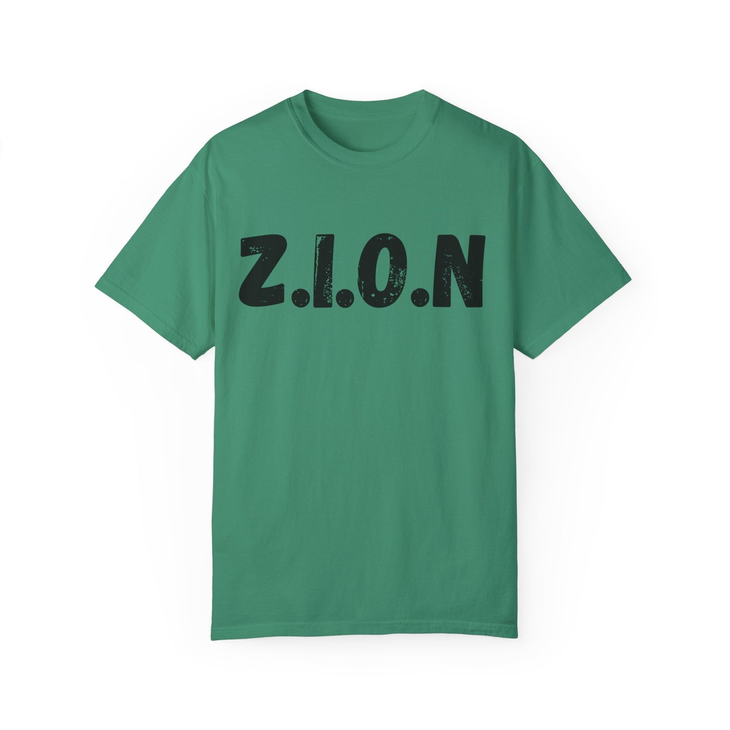 Adult Zion Black Words & Image