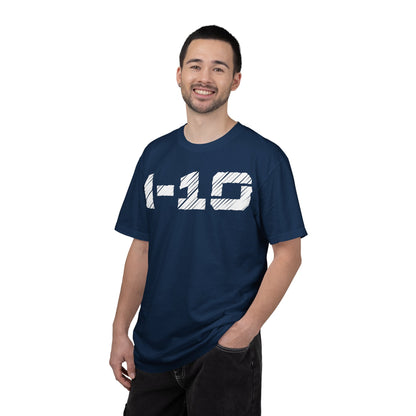 Adult I-10 Christian White Words Heavyweight