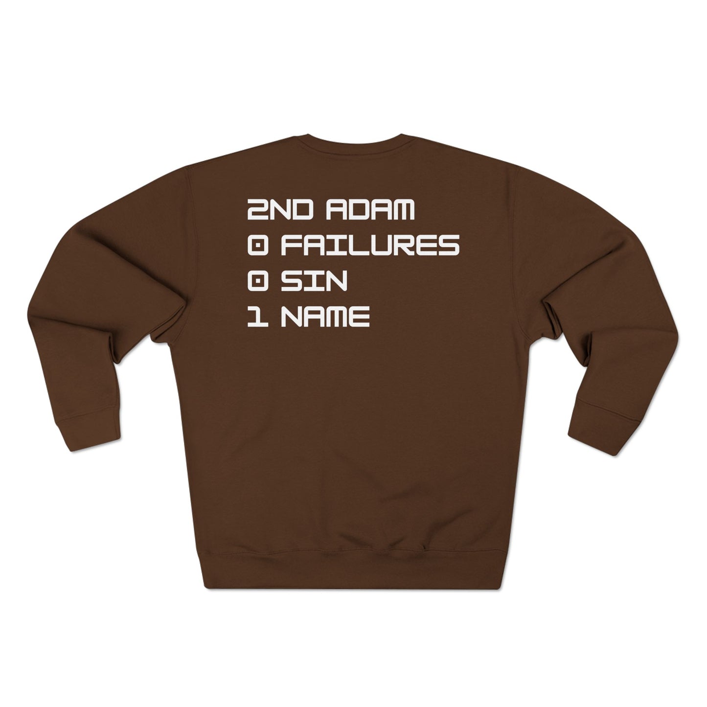 2001 Christian Crewneck White Words