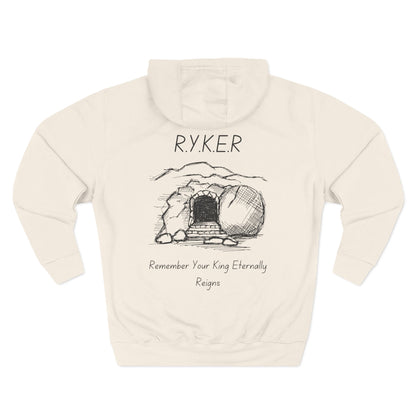 RYKER Christian Black Letters Hoodie